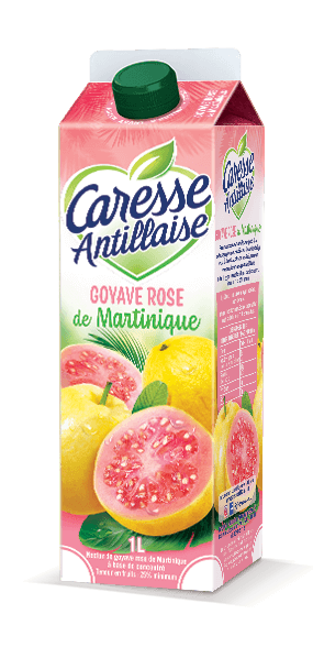 Jus de fruits Goyave Rose de Martinique / Jus de Goyave - Caresse Antillaise, jus de fruits , compotes et sorbets