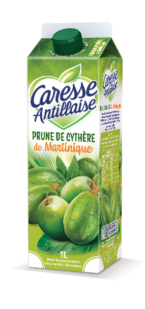 Jus de fruits Prune de Cythère de Martinique / Jus prune de cythère - Caresse Antillaise, jus de fruits , compotes et sorbets